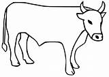 Printable Oxen Kids sketch template