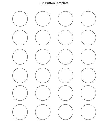 button template template printable circle template