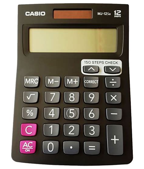 casio mj sa black basic calculator buy