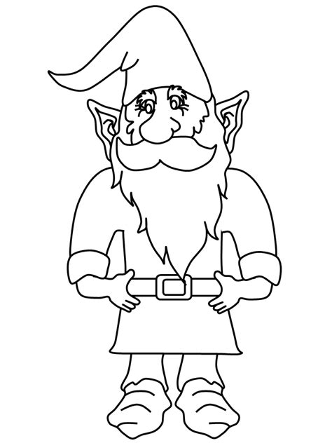 gnome fantasy coloring pages coloring book