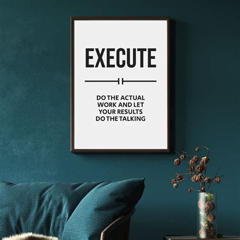 execute definition execute definition print execute wall etsy