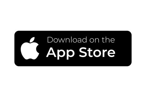 application button apple app store  vector art  vecteezy