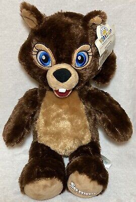 sammy  squirrel build  bear great wolf lodge brown  plush stuffed animal ebay