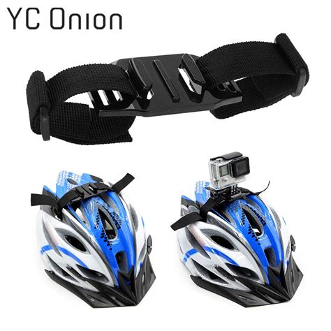 adjustable bicycle helmet strap belt mount  gopro hero     session  xiaomi yi sjcam