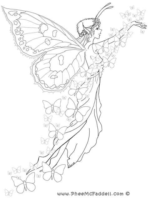 butterfly fairy coloring page fairy coloring pages fairy drawings