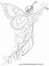 Coloring Fairy Pages Beautiful Fairies Drawings Adult Butterfly Para Pins Colorear Pheemcfaddell Printable Colouring Color Butterflies Kids Print Adults Sheets sketch template