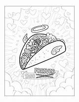 Taco Humorous Tacos Vendido sketch template