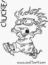 Rugrats Chucky Razmoket Chuckie Coloriages sketch template
