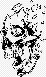 Drawing Skull Airbrush Clipart Designs Stencil Drawings Stencils Tattoo Graffiti Airbrushed Crucifix Cross Bruce Skulls Tattoos Totenkopf Transparent Painting Background sketch template