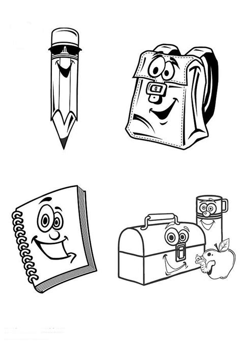 objects printable coloring pages