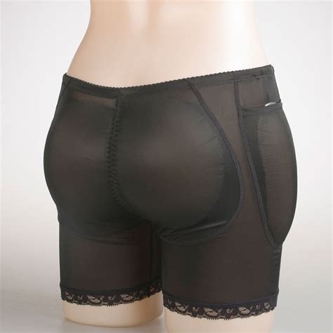 women or crossdresser silicone padded buttocks panties butt lifter hip