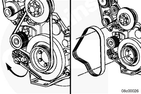 cat engine belt diagram
