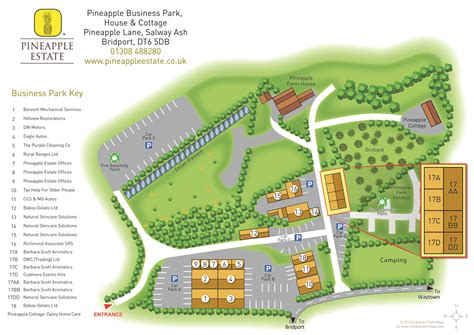 pineapple business park map business directory