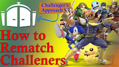 how to rematch unlockable characters in smash bros ultimate challenger