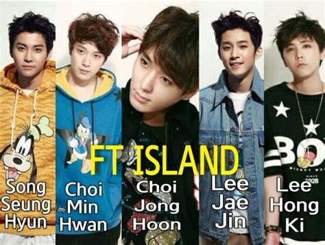 Ft Island Seunghyun Minhwan Jonghoon Jaejin Y Hongki