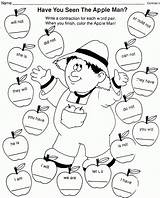 Johnny Appleseed Coloring Activities Pages Worksheets Printable Color Language Kids Arts Elementary Enrichment Apple Grade Man Coloringhome Recognition Creativity Ages sketch template