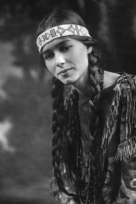 Native American Girl In Traditional Dress [a]