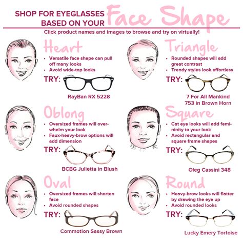 Find The Perfect Glasses For Your Face Shape Fashion Eyeglass World