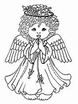 Coloring Angel Pages Angels Christmas Girl Colouring Printable Kids Realistic Color Print Feet Baby Patterns Fairy Drawing Dinokids Anime Getcolorings sketch template