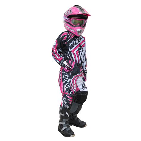 wulf wsx  cub childrens kids mx atv trials motocross bike trousers