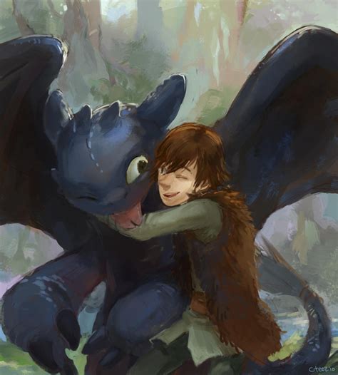 toothless  hiccup  lychi  deviantart