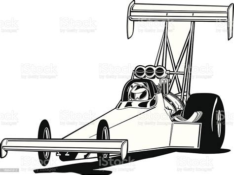Top Fuel Dragster Stock Illustration Download Image Now Istock