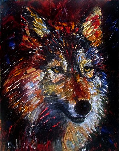 debra hurd original paintings  jazz art wolf wild animal art
