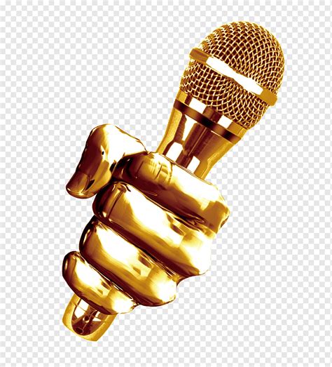 sing karaoke microphone smule golden microphone gold colored microphone illustration