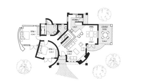 stunning thatched house plans home plans blueprints