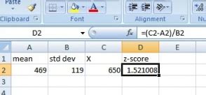 score definition formula  calculation statistics