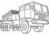 Coloring Rocket Pages Military Vehicle Vehicles Launcher Drawing Multiple Hummer Army Printable Truck Kids Drawings System Launch Template Getdrawings Armored sketch template