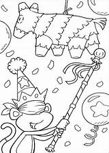 Coloring Pages Party Birthday Dora Clipart Explorer Library sketch template