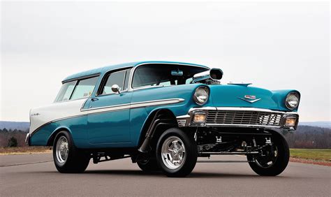 nickey performance turns a restored 1956 chevrolet nomad into a