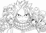 Tail Fairy Coloring Natsu Pages Lucy Dragneel Color Heartfilia Anime Kids Deviantart Sheets Print Colouring Tale Printable Transparent Manga Chibi sketch template