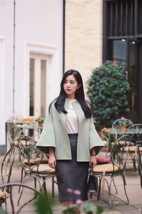 Pin By 설 은미🐰 On •asian• Fashion Womens Blazer Women
