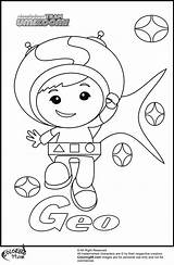 Umizoomi Coloring Pages Team Geo Printable Print Color Comments Colouring Math Colors Preschool Characters Getcolorings Cute Popular Coloringhome sketch template