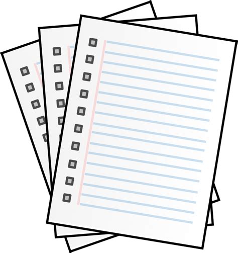 writing paper clipart    clipartmag