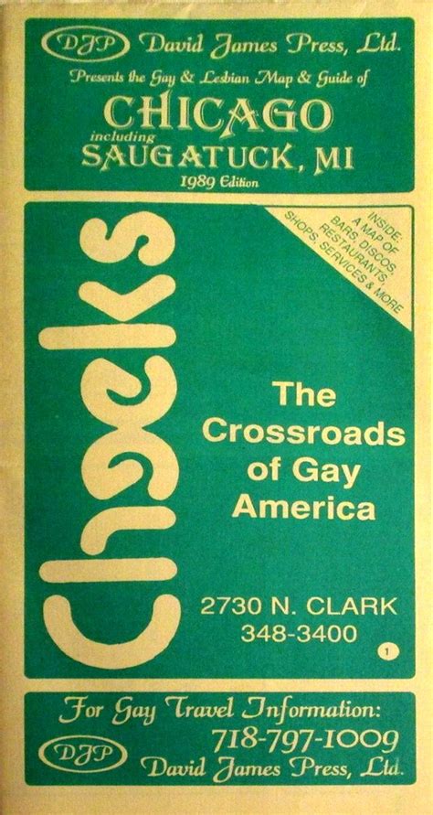 vintage gay on twitter gay and lesbian map and guide of chicago david