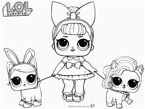 lol doll coloring page  coloring page ideas coloring home