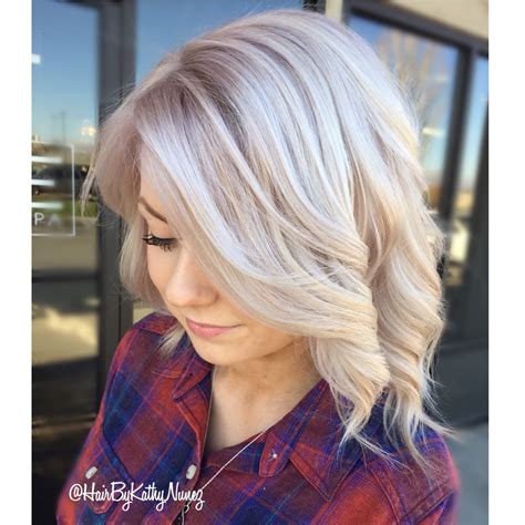 Ice Blonde Short Haircuts