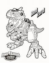 Power Rangers Dino Coloring Ranger Pages Rex Charge Colouring Tyrannosaurus sketch template