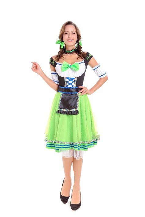 buy fantasias women sexy french maid costume green