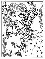 Gothique Anges Numériques Téléchargements Angels Ange Digi Stamps Thestylishpeople sketch template