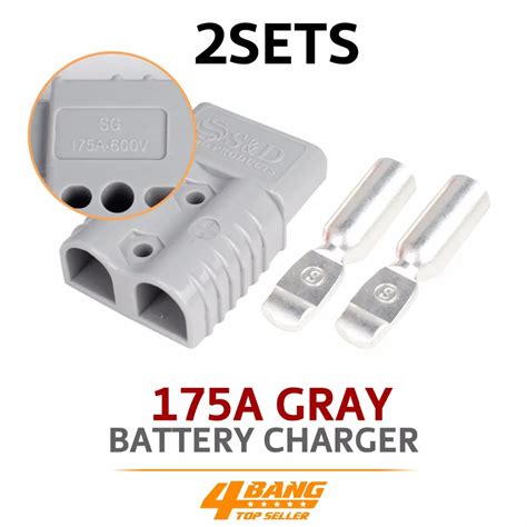 buy  grey   battery connector high power battery power plugs terminal