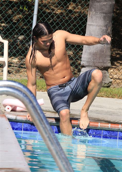 Booboo Stewart Shirtless At The Pool Oh Yes I Am