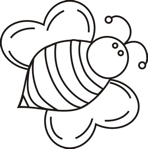 cartoon bee coloring page   cartoon bee coloring page