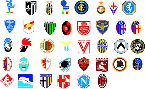 italy football soccer teams logos cdr svg  dxf jpg high resolution instant