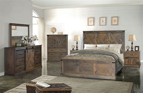 farmhouse panel bedroom set barnwood  legends furniture furniturepick
