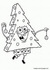 Coloring Christmas Spongebob Pages Printable Library Clipart Popular sketch template