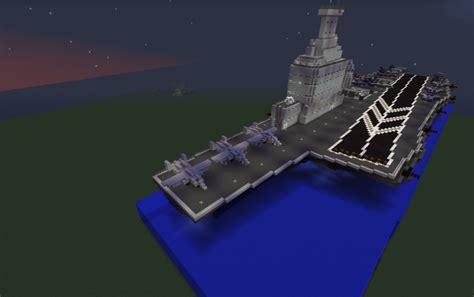 Minecraft Aircraft Carrier Schematic
